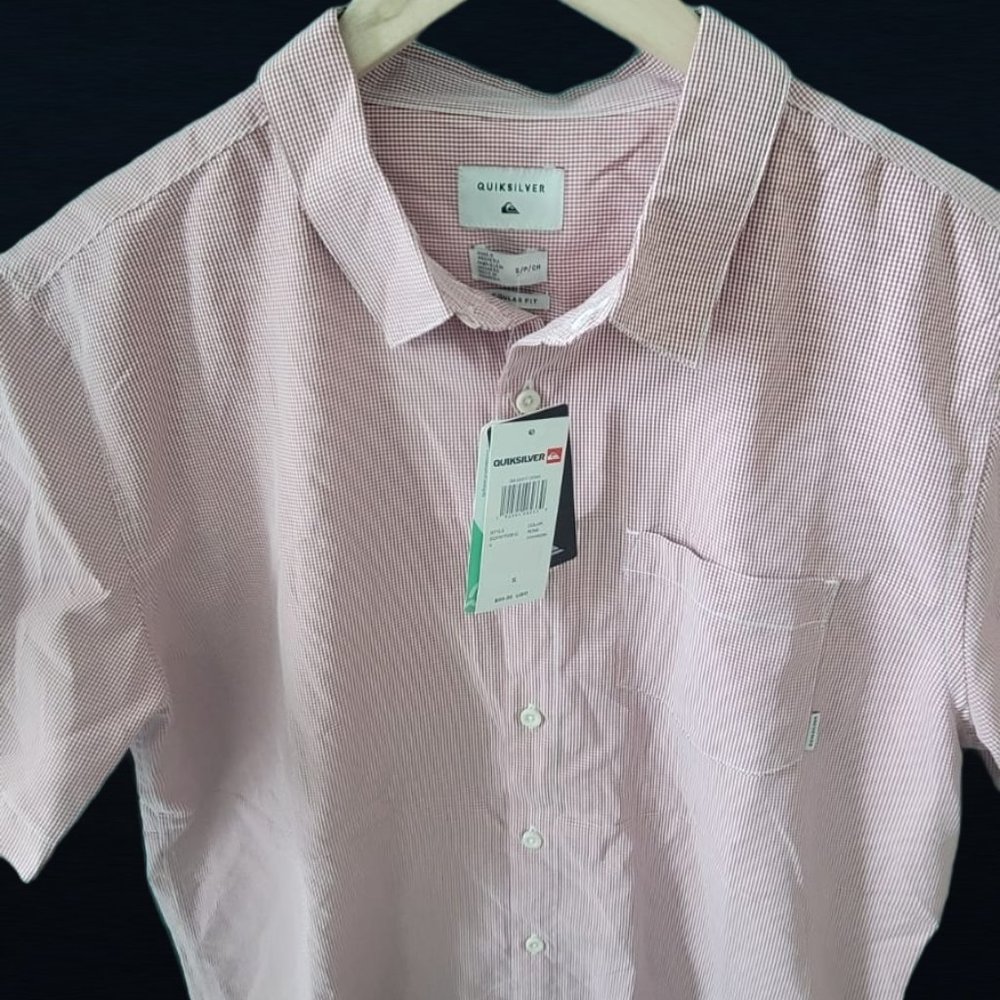 QUICK SILVER MENS WOVEN SHIRT RQNO SMALL